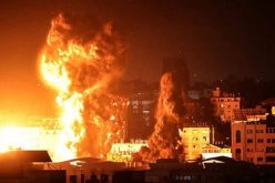 الصهاينة يقصفون مُحيط مستشفى القدس في تل الهوى بغزة