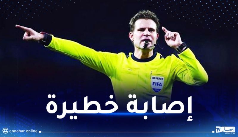 في حادثة فريدة.. الحكم الألماني بريتش يصاب بقطع في الرباط الصليبي