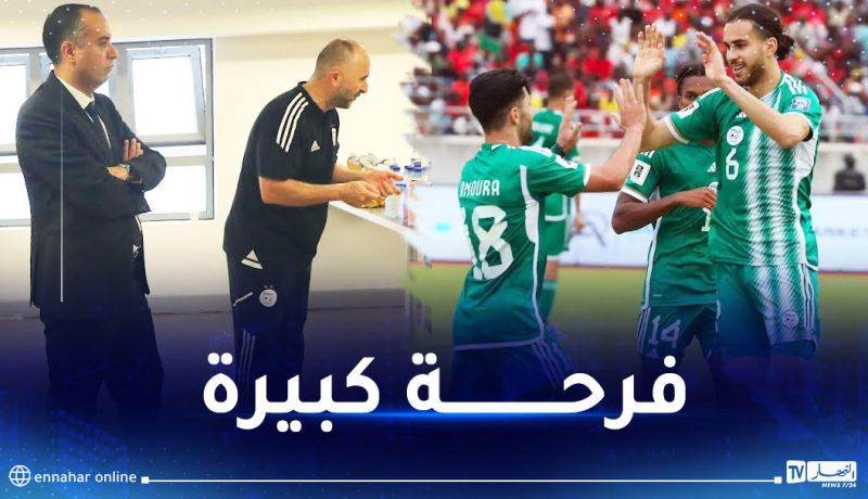 بالصور.. الفاف تتقاسم اللاعبين فرحة الفوز أمام موزمبيق