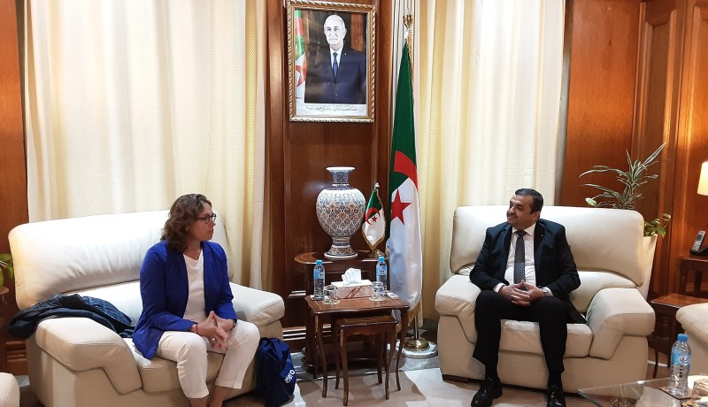 وزير الطاقة يستقبل الرئيسة المديرة العامة للشركة الإيطالية “زهيرو”