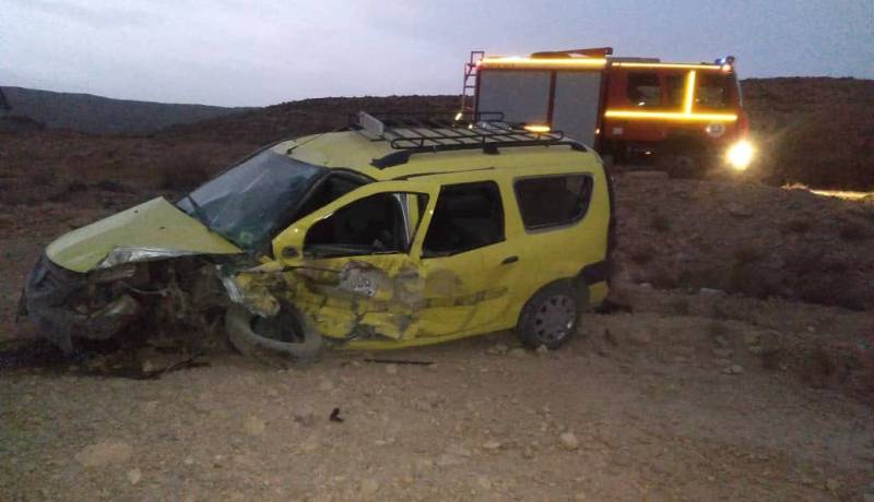 10 ضحايا في حادث اصطدام سيارتين في المسيلة