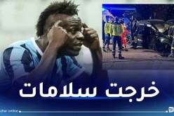 بالوتيلي ينجو من حادث مرور ويرفض إجراء فحص الكحول