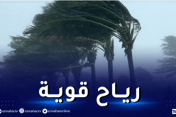 رياح عاتية تتعدى 90 كلم/سا تضرب 15 ولاية مساء اليوم