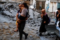 زوارق الاحتلال الجبان تقصف مدرسة في فلسطين