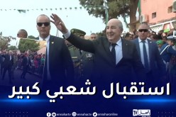 الرئيس تبون يخص باستقبال شعبي حاشد بولاية تندوف