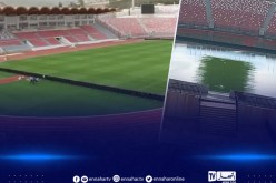 بالفيديو.. الأمطار تغرق ملعب “19 ماي” بعنابة