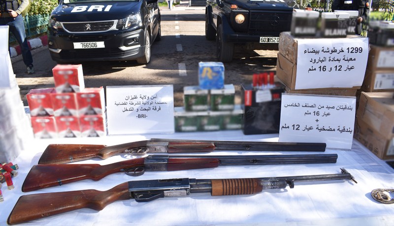غليزان: وضع حد لشبكة إجرامية تتاجر بالأسلحة