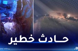 أولاد جلال.. 5 قتلى و15 جريحا في اصطدام شاحنتين بحافلة لنقل المسافرين