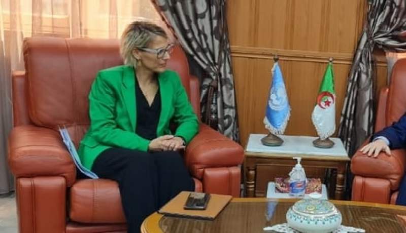 زعلاني يتباحث مع مديرة مكتب منظمة اليونيسف بالجزائر