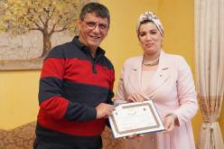 بالصور: مولوجي تزور الشاعر الشعبي ياسين أوعابد