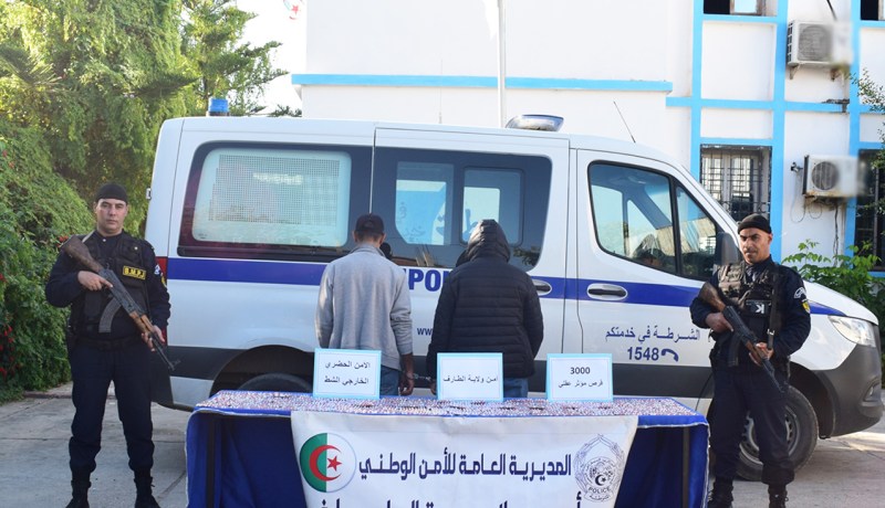 الطارف.. توقيف شخصين وحجز 3 آلاف قرص مهلوس