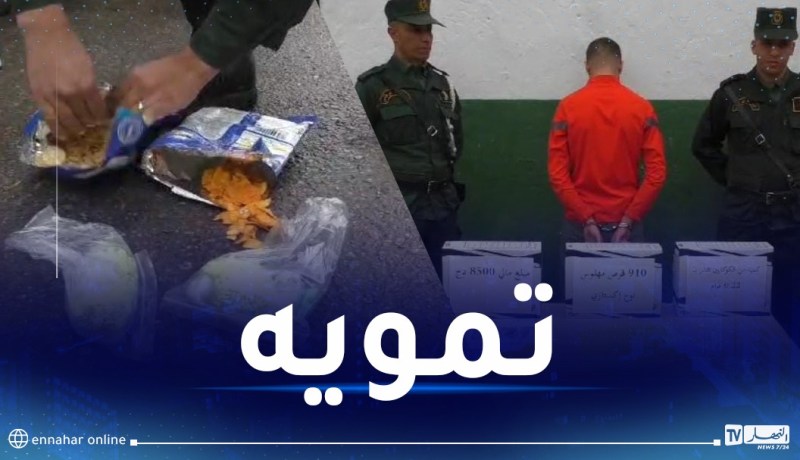 غليزان: حجز كمية من المهلوسات والكوكايين داخل أكياس “شيبس”