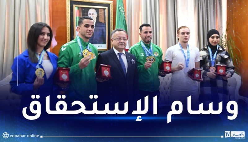 بداري يكرم الطلبة المتوجين في بطولة العالم للفوفينام والكيك بوكسينغ