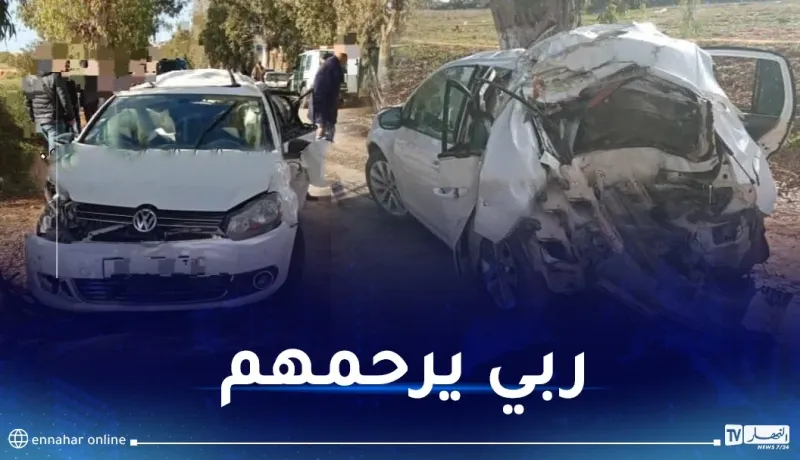 3 وفيات في حادث مرور خطير بالطريق الولائي رقم 6