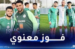 الخضر يفوزون أمام المنتخب الأولمبي بثنائية سليماني