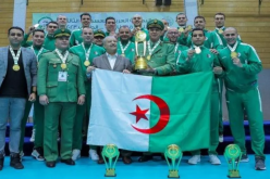 المنتخب الوطني العسكري يتوج بذهبية البطولة العربية لكرة الطائرة