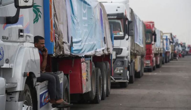 الهلال الاحمر الفلسطيني: الاحتلال أبلغنا بمنع دخول المساعدات عبر معبر رفح البري