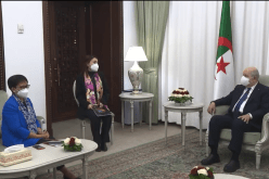 رئيس الجمهورية يستقبل وزيرة الشؤون الخارجية الإندونيسية