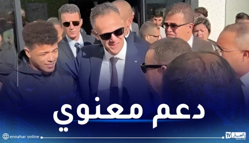 حماد: “نحن في اتصال دائم مع بطل الجيدو دريس مسعود”