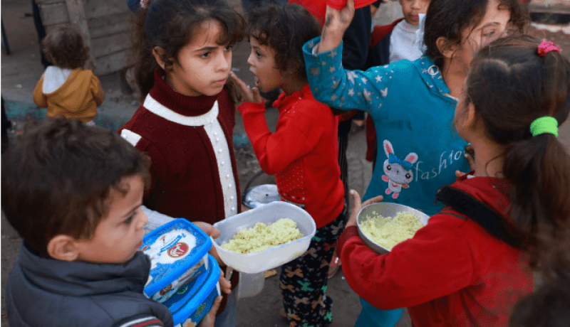 يونيسيف: 80% من أطفال غزة يعانون من فقر غذائي حاد