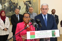 بوغالي  يجري محادثات مع نظيرته الملغاشية