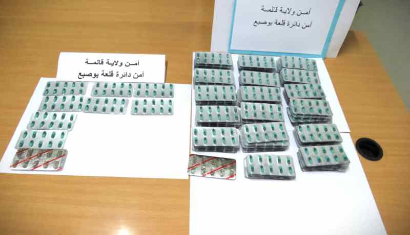 قالمة.. الشرطة توقف 4 أشخاص وتحجز كمية من المؤثرات العقلية