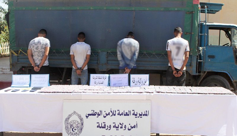 حاسي مسعود: توقيف شخص وحجز صفيحتين من المخدرات