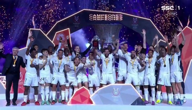 بالفيديو.. ريال مدريد يتوج بـ “السوبر” الإسباني للمرة الـ 13 في تاريخه