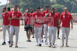 بالصور.. الخضر يجرون جولة استرخائية ببواكي