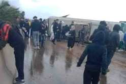 حالة وفاة و21 جريح في إنقلاب حافلة أنصار نادي شباب عين تموشنت