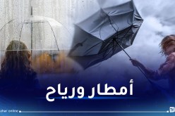 أمطار رعدية ورياح قوية في الشمال وزوابع رملية بالجنوب