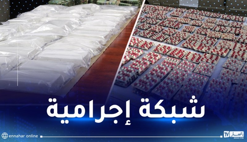 الإطاحة بشبكة تستورد المخدرات وحجز 31 كلغ كوكايين و52 ألف قرص مهلوس