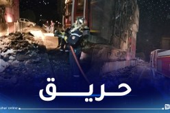 إندلاع حريق بطاولات بيع الملابس في سوق قصاب بالبليدة