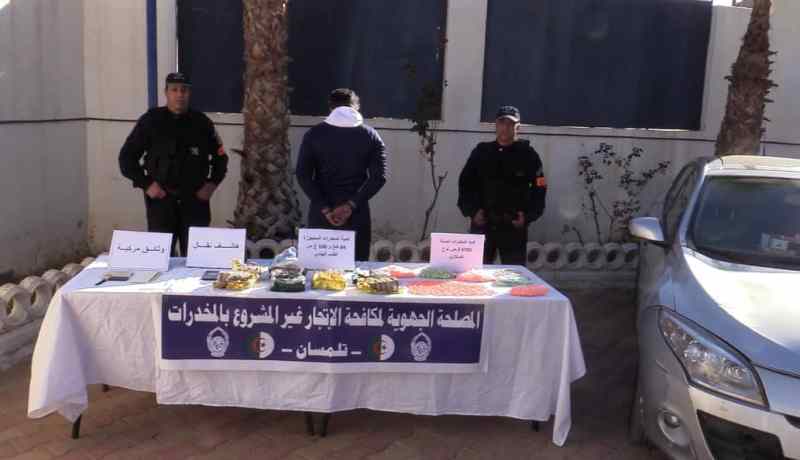 تلمسان: حجز كمية معتبرة من المخدرات والمؤثرات العقلية