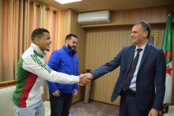 بالصور.. الوزير حماد يستقبل دريس مسعود وإسكندر عثماني