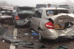 7 جرحى في إصطدام تسلسلي بين 5 سيارات وحافلة بعين البيضاء  