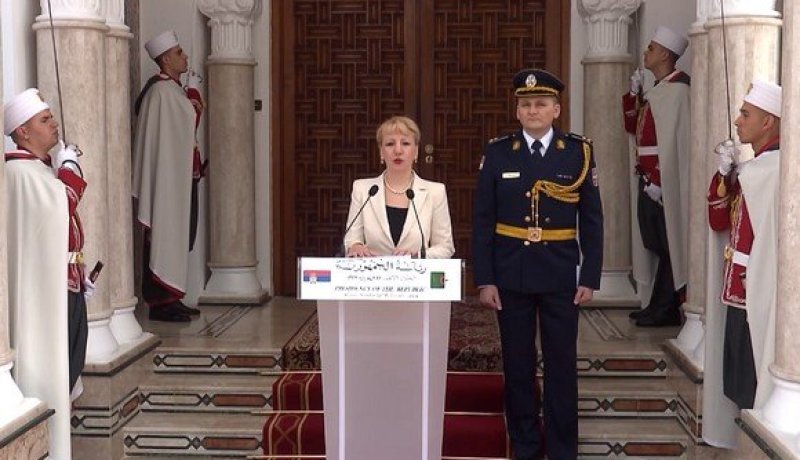 سفيرة صربيا: توطيد علاقات الشراكة والتعاون مع الجزائر