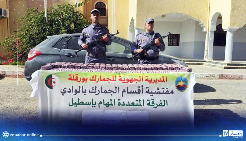 الوادي.. حجز قرابة 15 الف قرص مهلوس باسطيل