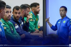 آيت جودي يعقد اجتماعا مع لاعبي الكناري