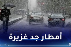 أمطار رعدية معتبرة على 7 ولايات بداية من الثانية زوالا