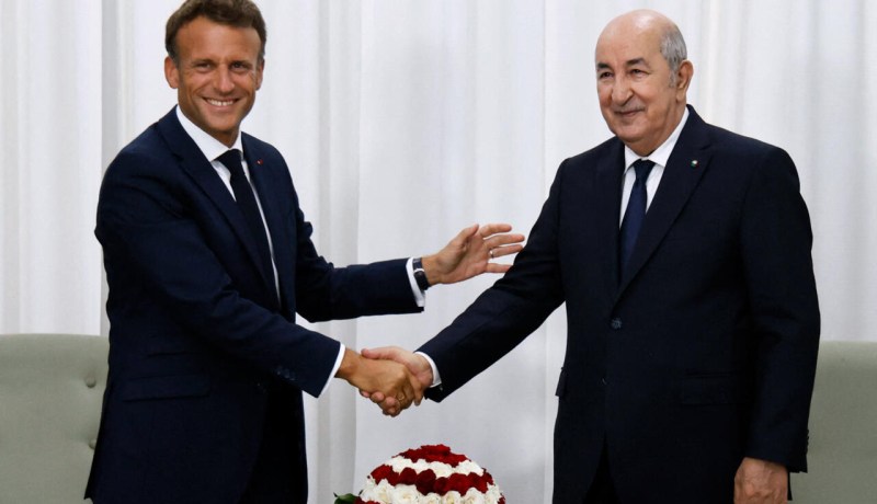 رئيس الجمهورية يتلقى مكالمة من ماكرون .. وهذا فحواها