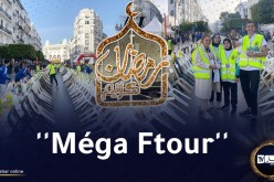 بالصور: أكبر مائدة إفطار جماعي خلال شهر رمضان في العاصمة 