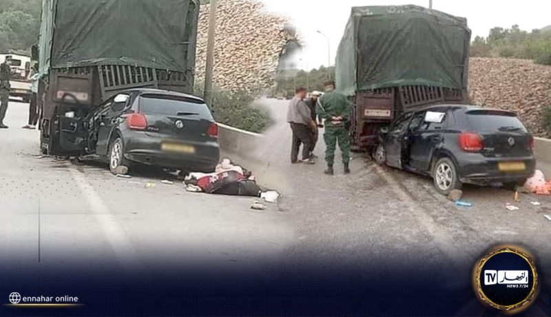 بومرداس: 3 قتلى و6 جرحى في إصطدام بين شاحنة وسيارة بخميس الخشنة