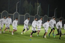 بالصور.. لاعبو الخضر يجرون آخر حصة تدريبية استعدادا لمواجهة جنوب إفريقيا