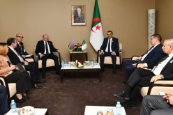 عرقاب يبحث سبل تعزيز التعاون الثنائي مع نظيره الأذربيجاني