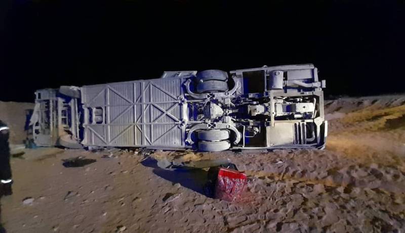 ورڨلة: 7 جرحى في إنحراف حافلة لنقل المسافرين بحاسي مسعود