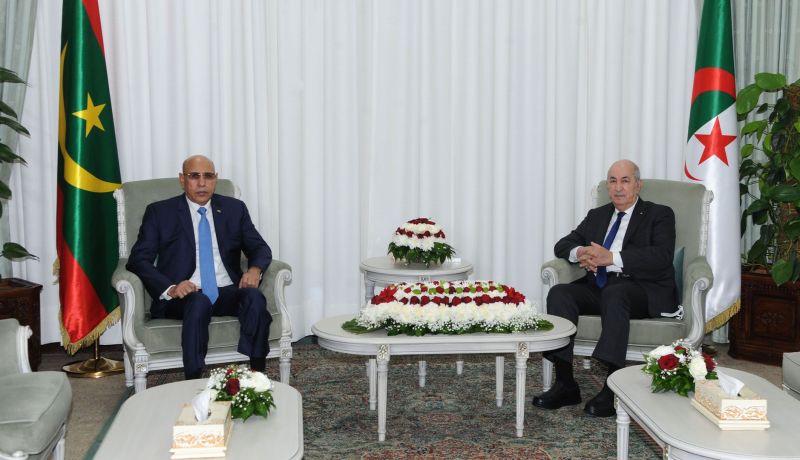 الرئيس تبون يجدد تهانيه لنظيره الموريتاني بانضمام بلاده إلى منتدى الدول المصدرة للغاز
