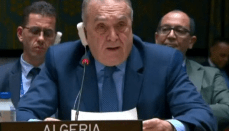 الجزائر تشيد باعتماد قرار يدعو إلى وقف إطلاق النار في السودان