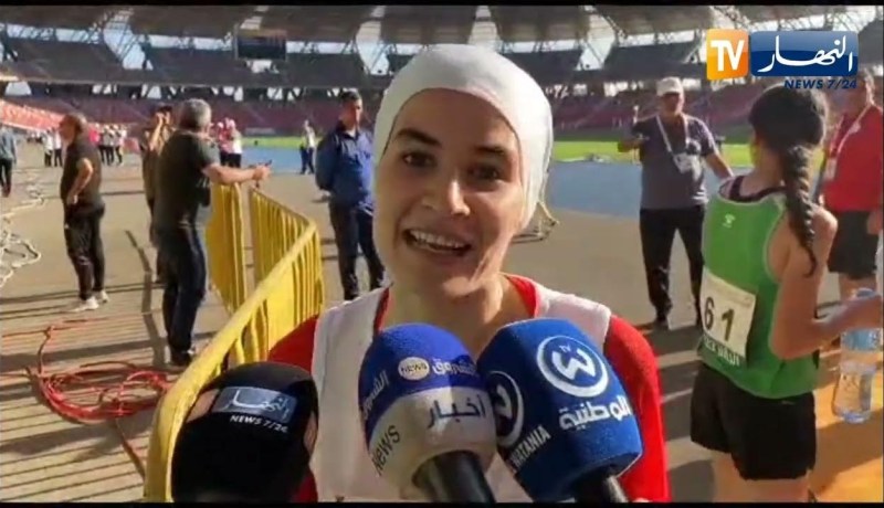 العداءة عزي سعاد تهدي الجزائر ميدالية جديدة في الألعاب الإفريقية