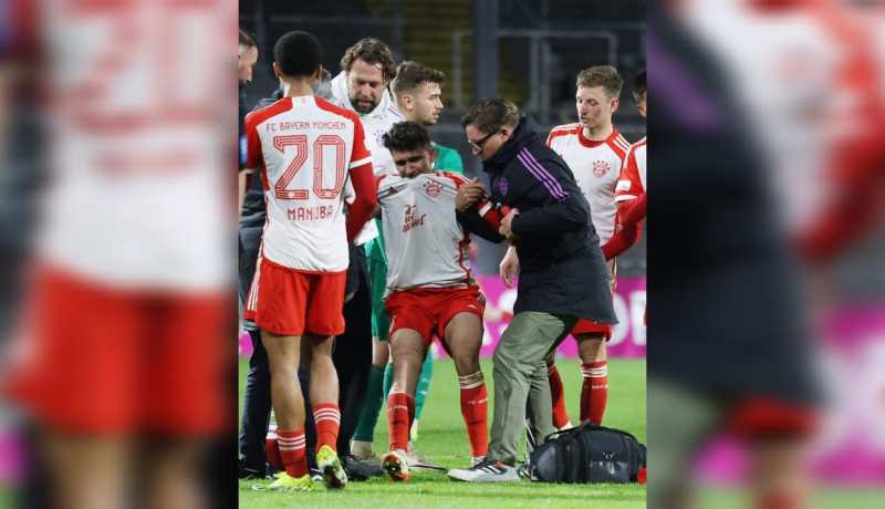 نجم المنتخب الأولمبي و بايرن ميونيخ آيت عامر يتعرض لإصابة خطيرة